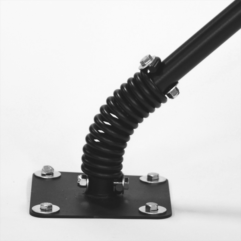 Surface Mount Flexible Sign Post and Base 6.5'